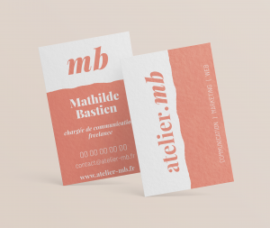 Cartes de visite Atelier MB